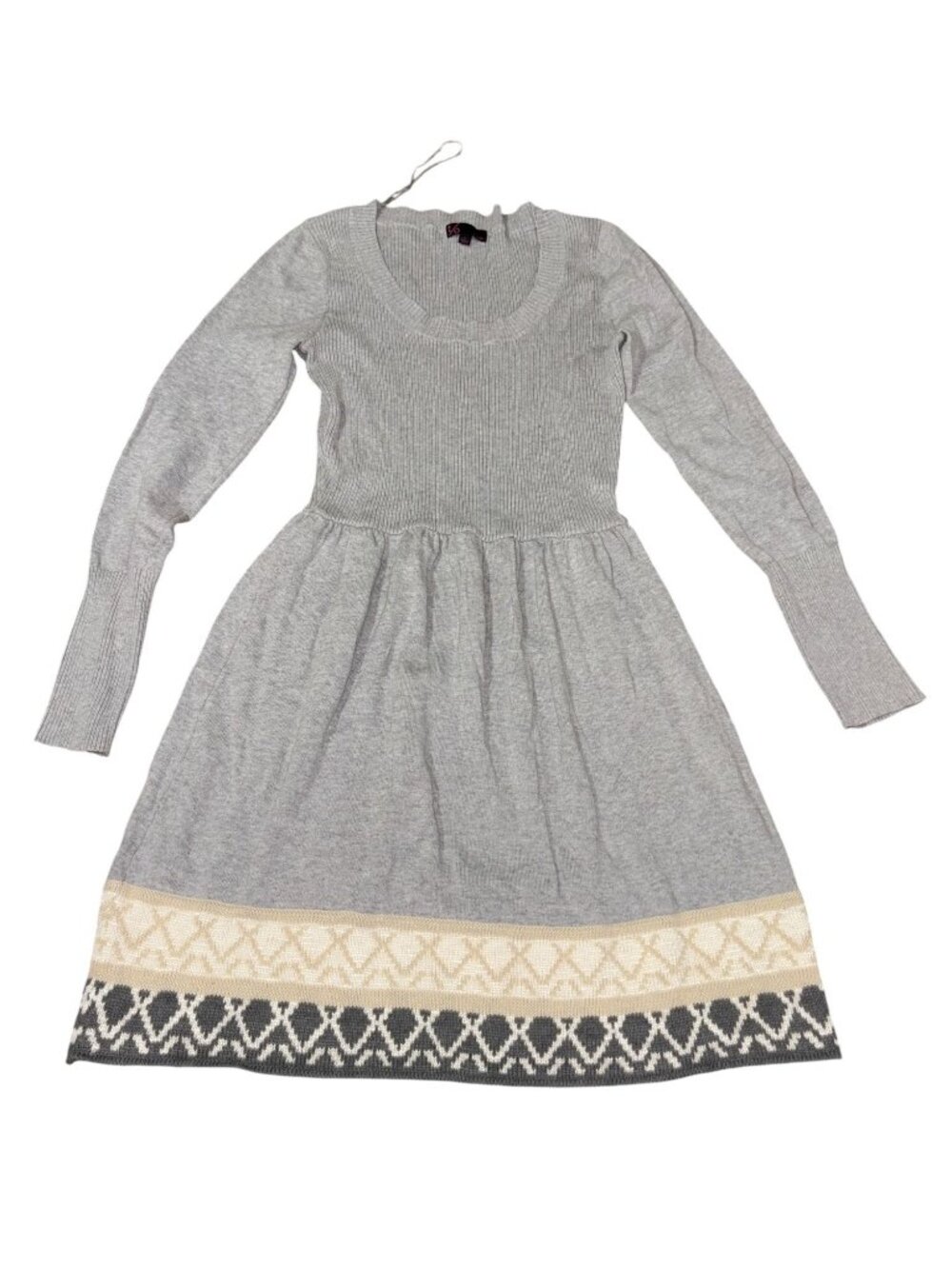 T/O Sweater Dress Juniors Large Gray